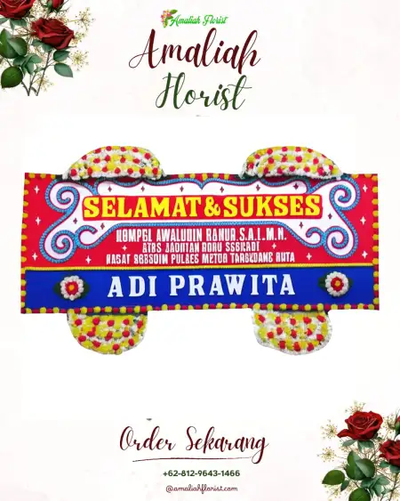 Papan Bunga Ucapan Selamat Inhu